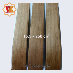 Veneer Kayu Jati 15,5cm x 250cm
